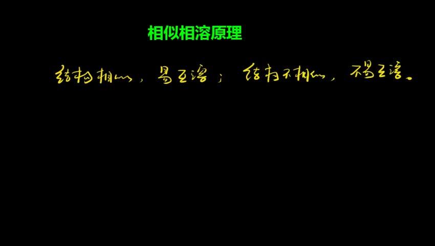 2.3.4.1 相似相溶原理