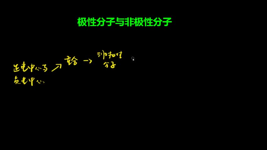 2.3.1.2 极性分子与非极性分子