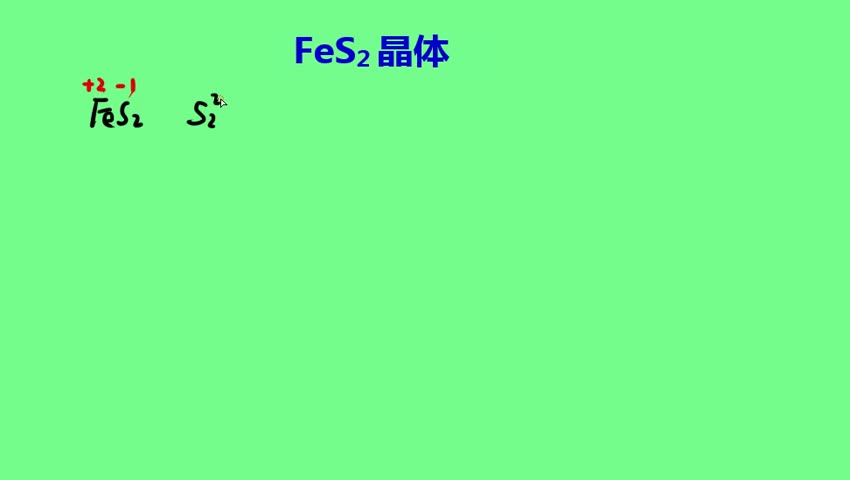 3.5.5 FeS2 晶体