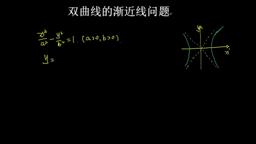 双曲线的渐近线问题