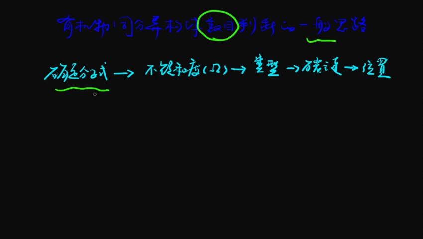 有机物同分异构体数目判断的一般思路