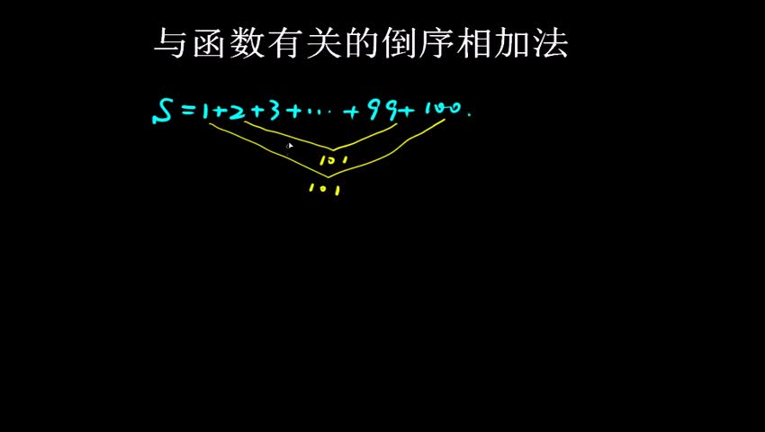 5.4.2.4.2 与函数有关的倒序相加法