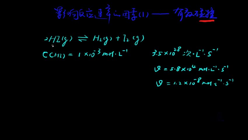2.2-1 影响化学反应速率的因素1