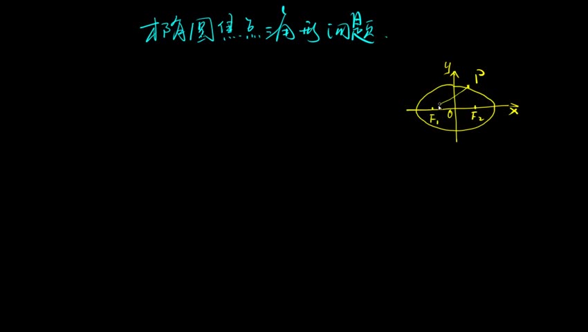 3.3 焦点三角形问题