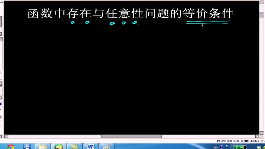 2.3.1 函数中存在于任意性问题的等价条件
