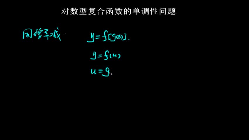 2.2.2.5 对数型复合函数的单调性问题